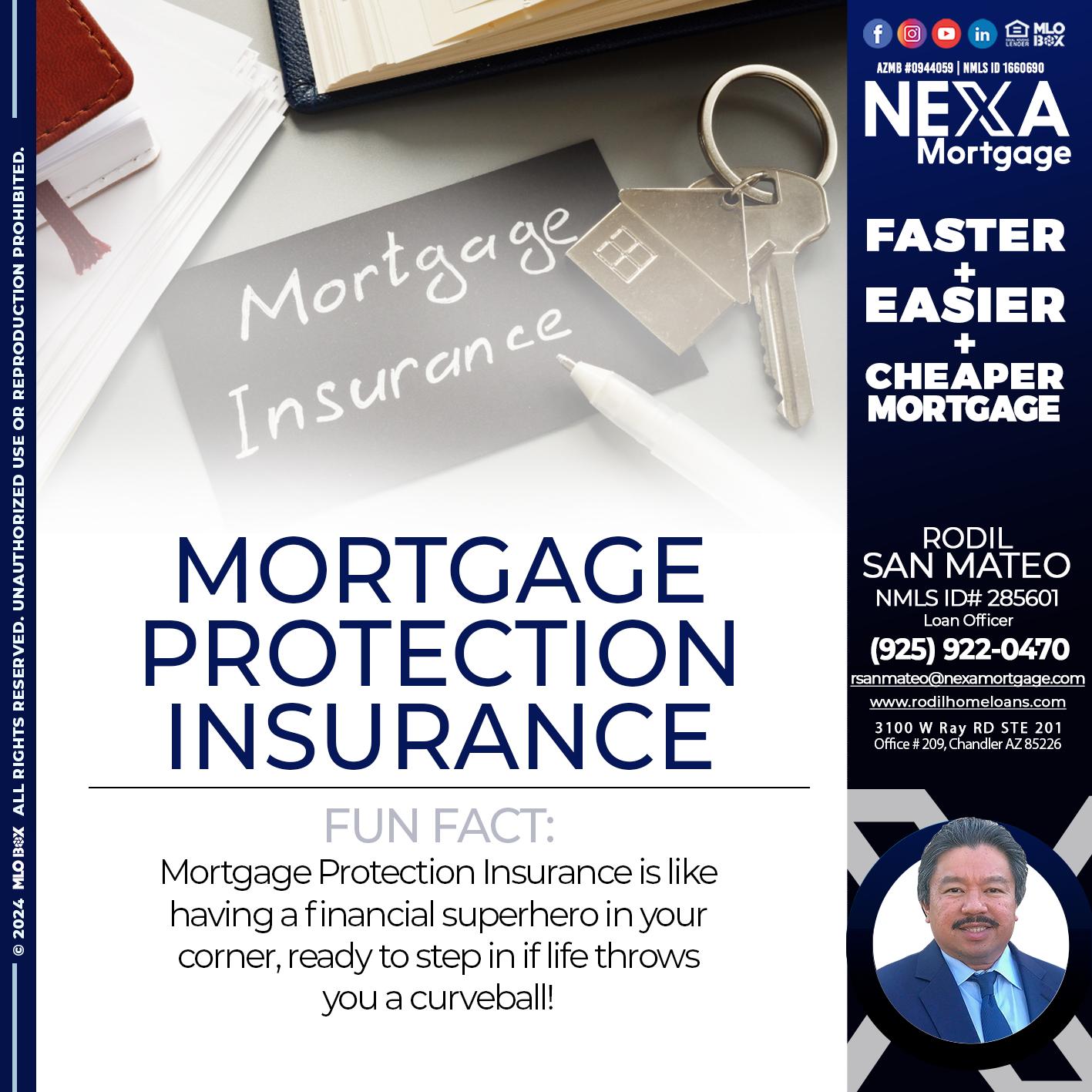mortgage protection - Rodil San Mateo -Loan Officer