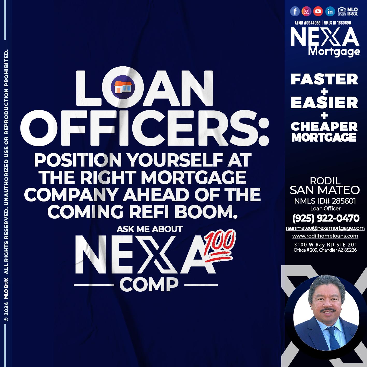 LOAN OFFICER - Rodil San Mateo -Loan Officer