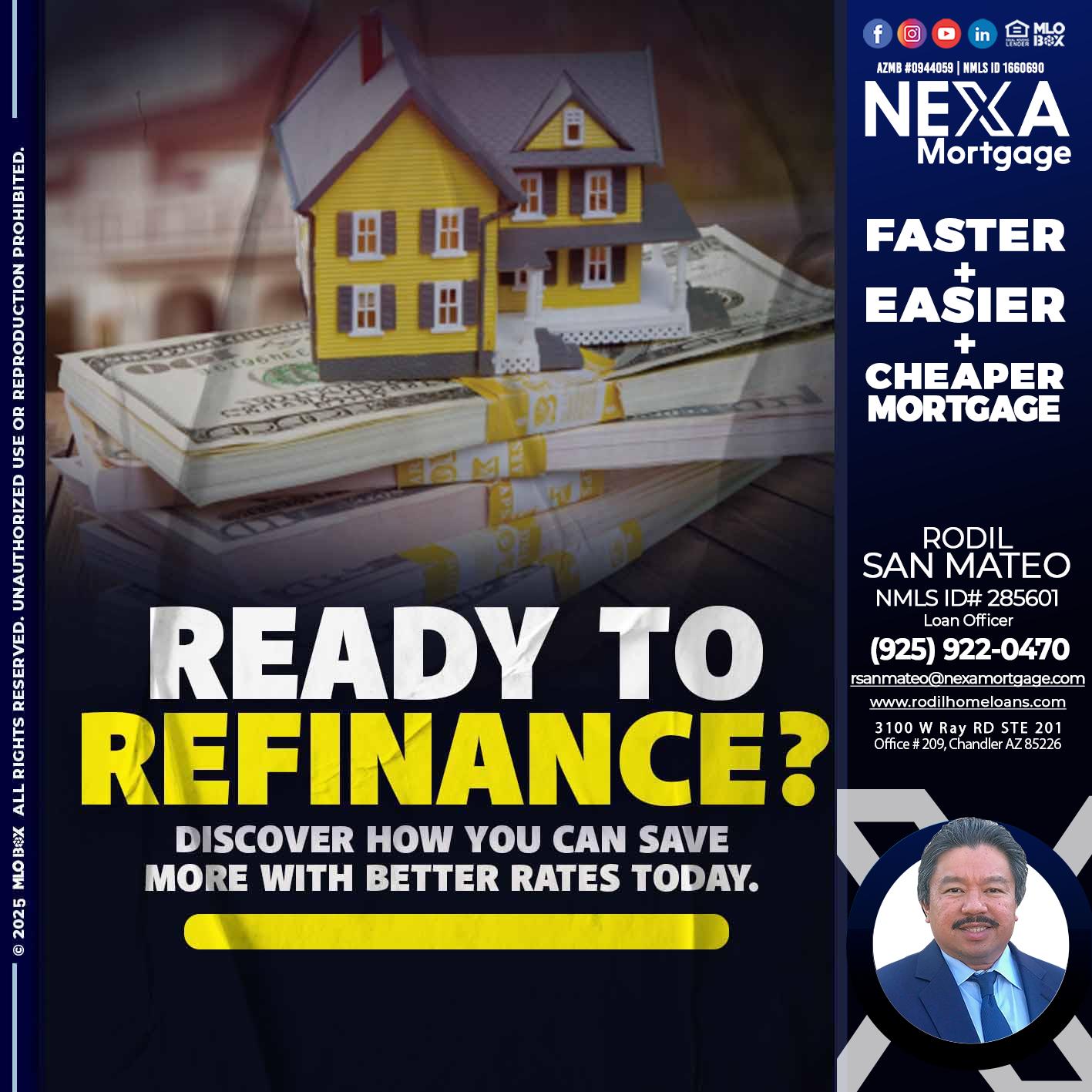 ready to refinance? - Rodil San Mateo -Loan Officer