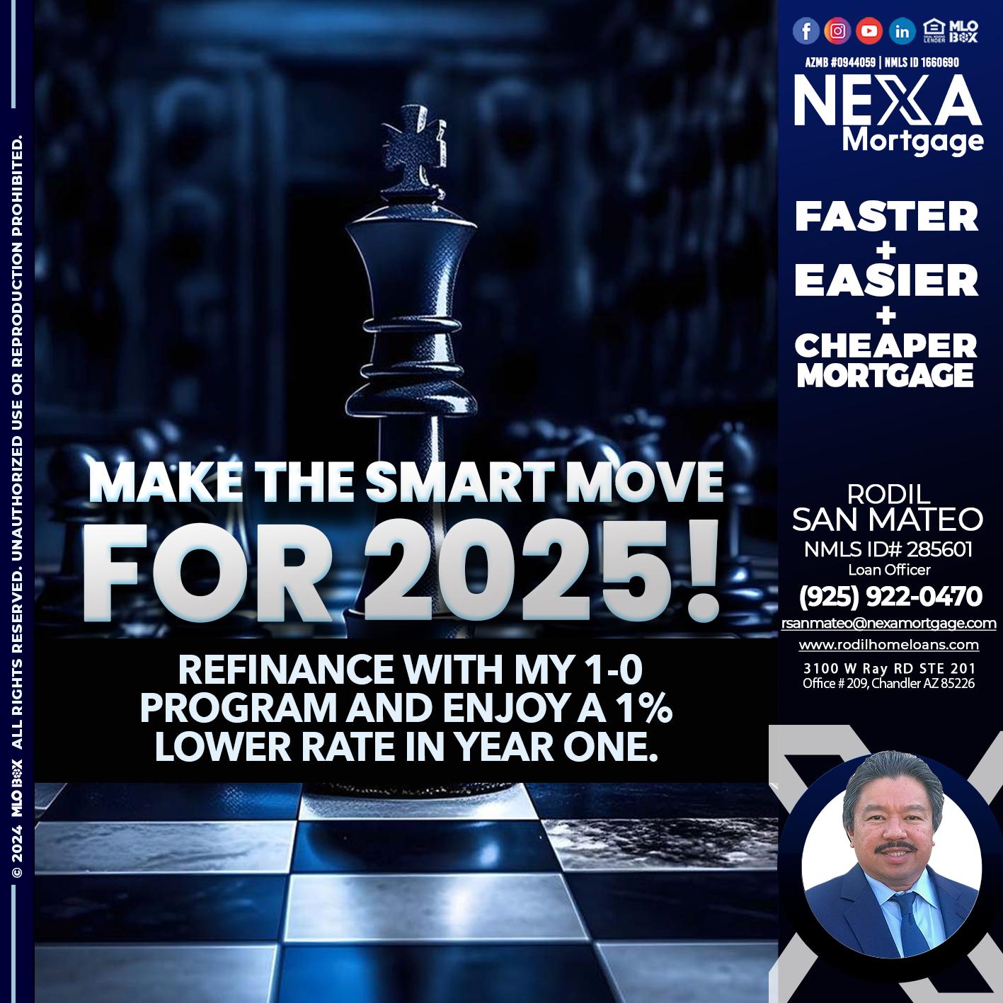 MAKE THE SMART MOVE - Rodil San Mateo -Loan Officer