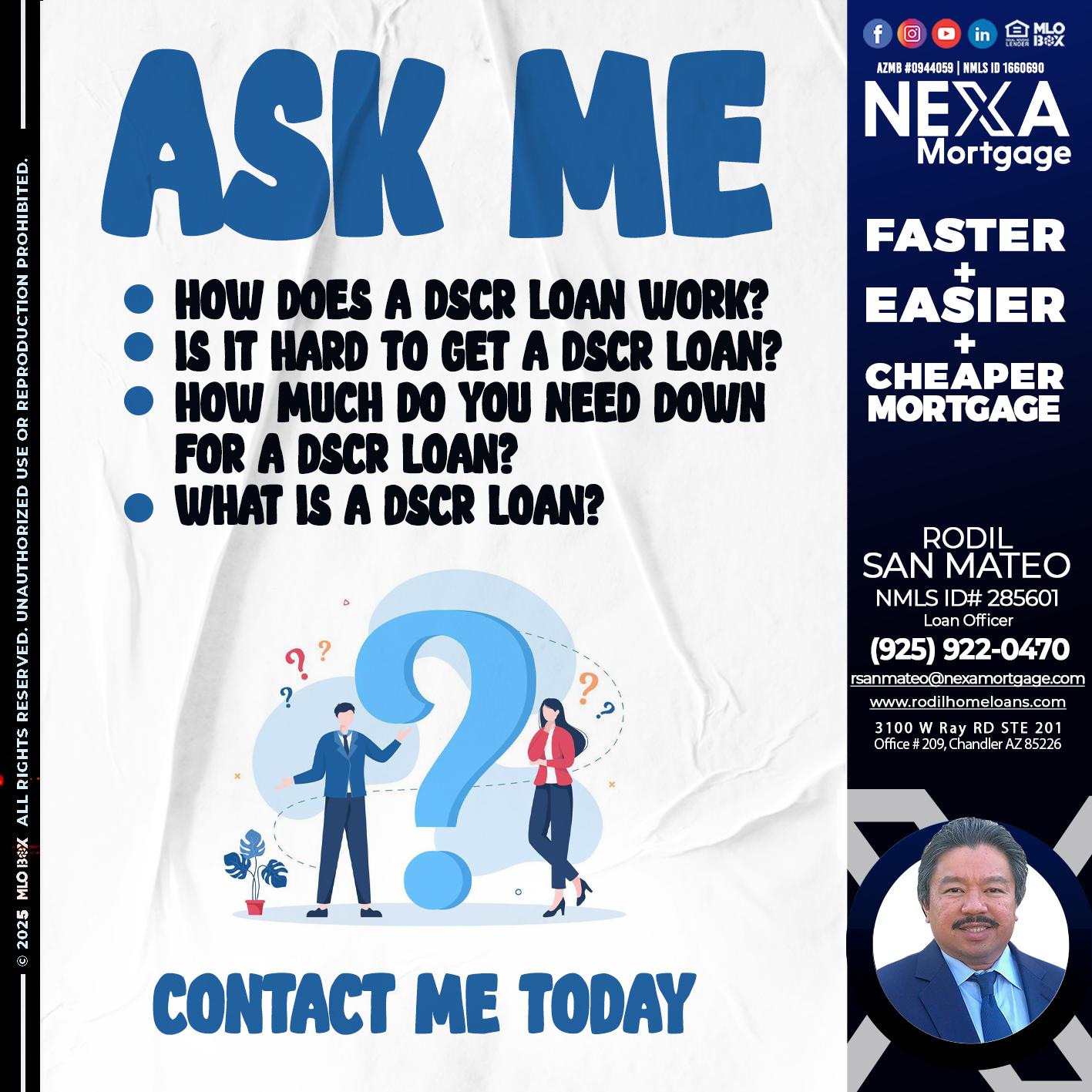 ASK ME - Rodil San Mateo -Loan Officer